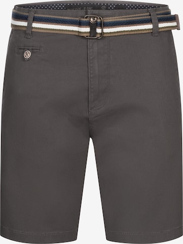 INDICODE JEANS Shorts 'Thews' in Grau: Vorderseite