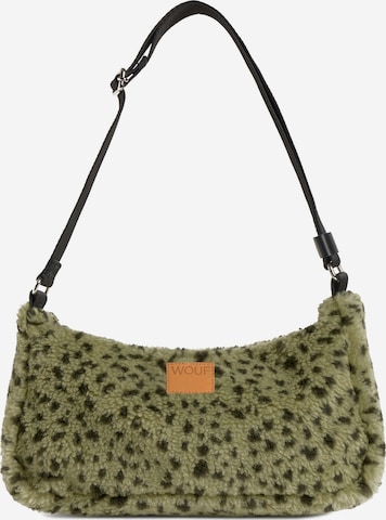Wouf Shoulder Bag in Green: front