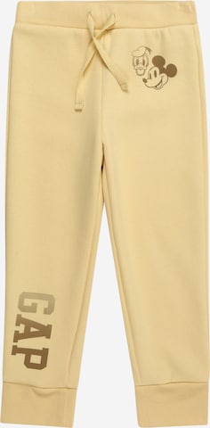 Coupe slim Pantalon 'V-DIS' GAP en beige : devant