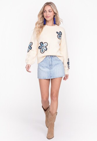 IZIA - Jersey en beige