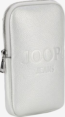 JOOP! Jeans Smartphone Case 'Lettera Bianca' in Silver