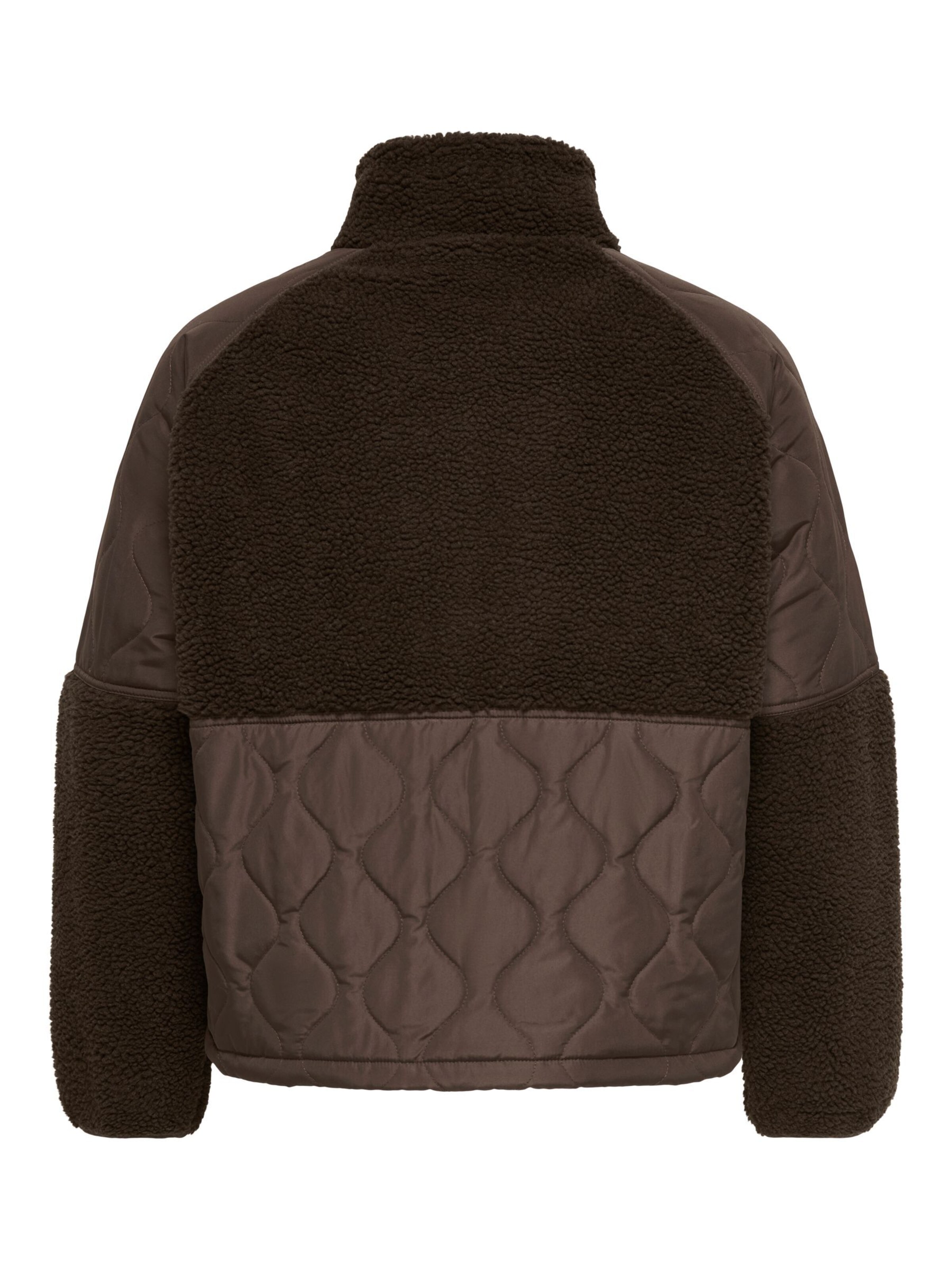 ONLY Carmakoma - Chaqueta polar 'CAROhio' en marrón