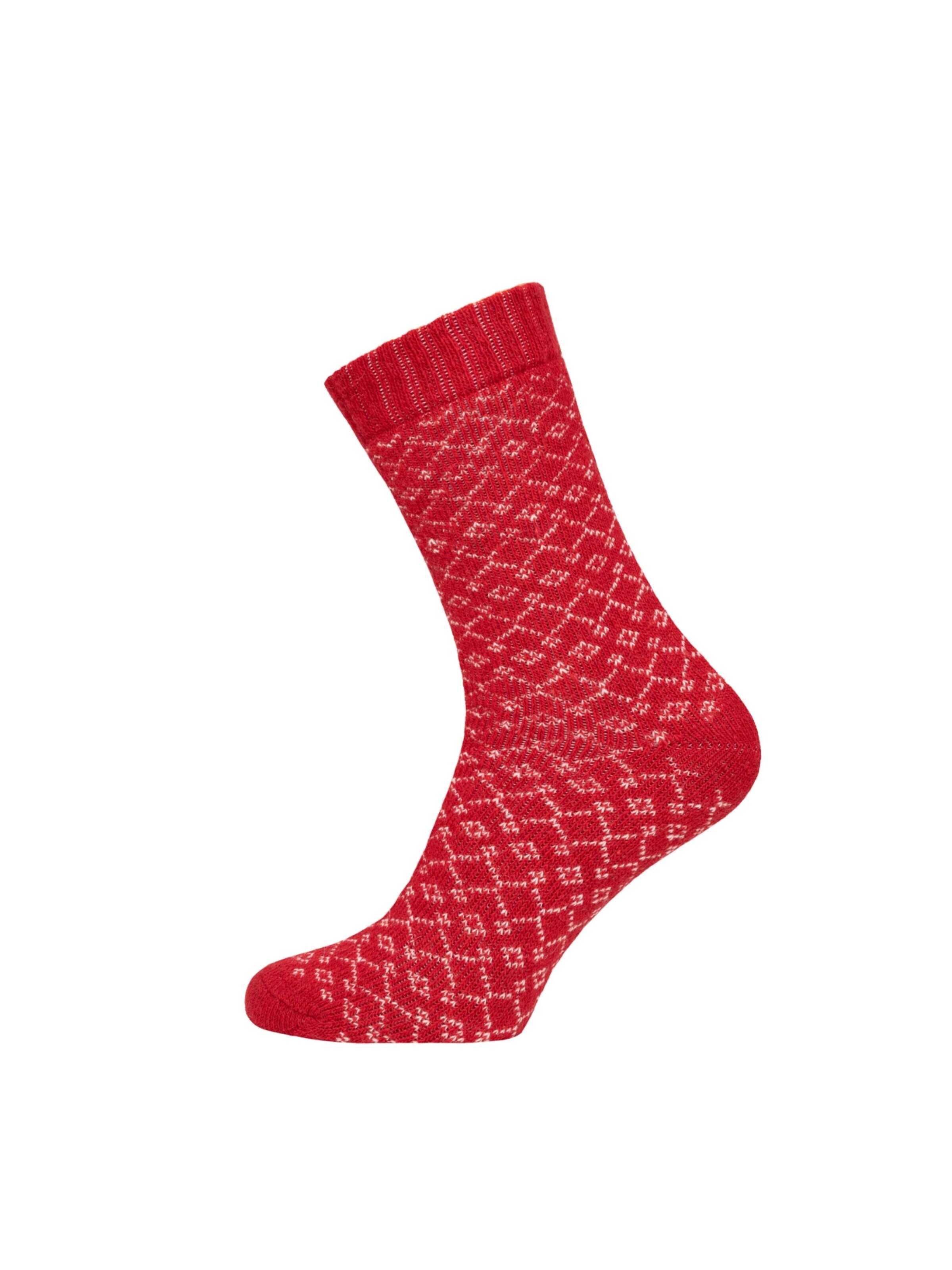 HomeOfSocks Socks 'HOS451' in Red: front