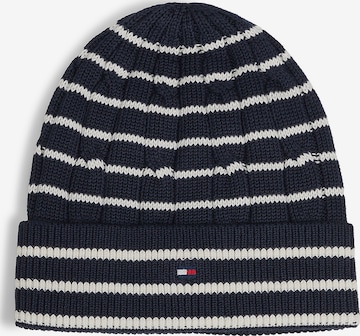 TOMMY HILFIGER Muts in Blauw: voorkant