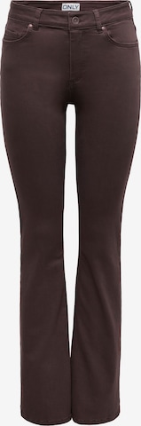 Pantalon 'ONLBLUSH' ONLY en marron : devant