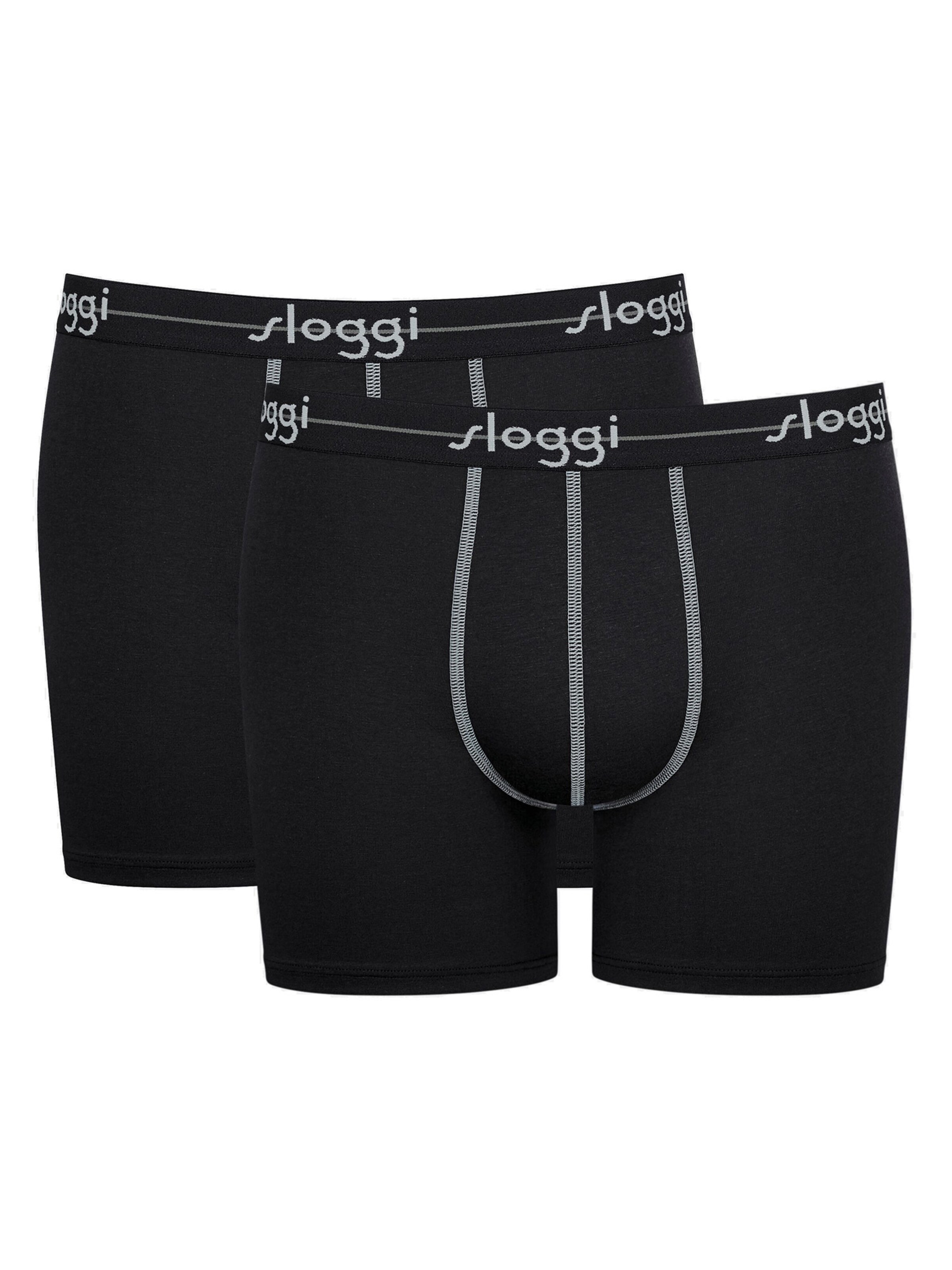 SLOGGI Retro Pants ' Start ' in Schwarz: Vorderseite