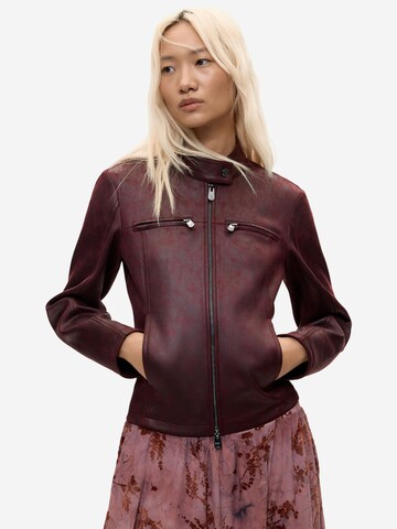Desigual Between-Season Jacket 'CHAQ_BIKERCY 26WWEW09' in Purple