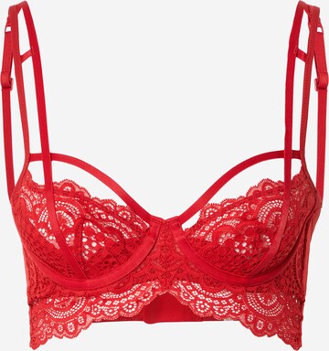 Balconnet Soutien-gorge Scandale éco-lingerie en rouge : devant