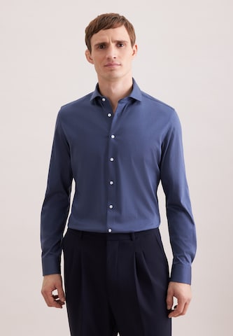 SEIDENSTICKER Regular fit Business shirt in Blue: front