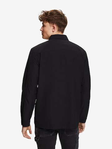 ESPRIT Regular Fit Hemd in Schwarz