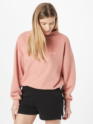 Pull-over 'Mona' mazine en rose : devant