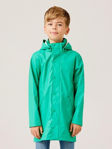 NAME IT Between-Season Jacket 'Dry' in Green: front