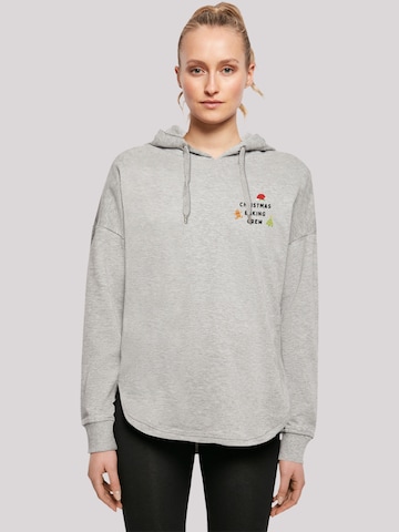 Sweat-shirt 'Christmas Baking Crew' F4NT4STIC en gris : devant