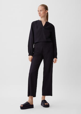 comma casual identity Regular Hose in Blau: Vorderseite