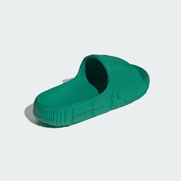 ADIDAS ORIGINALS Pantolette 'Adilette 22' in Grün