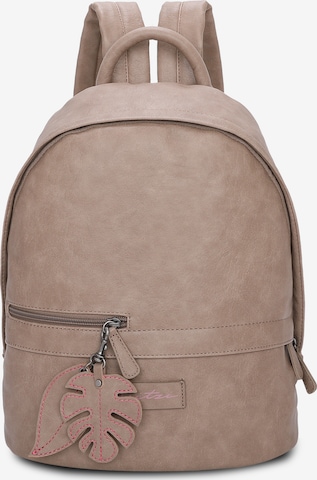 Fritzi aus Preußen Rucksack 'Eco Fritzi07' in Beige: predná strana