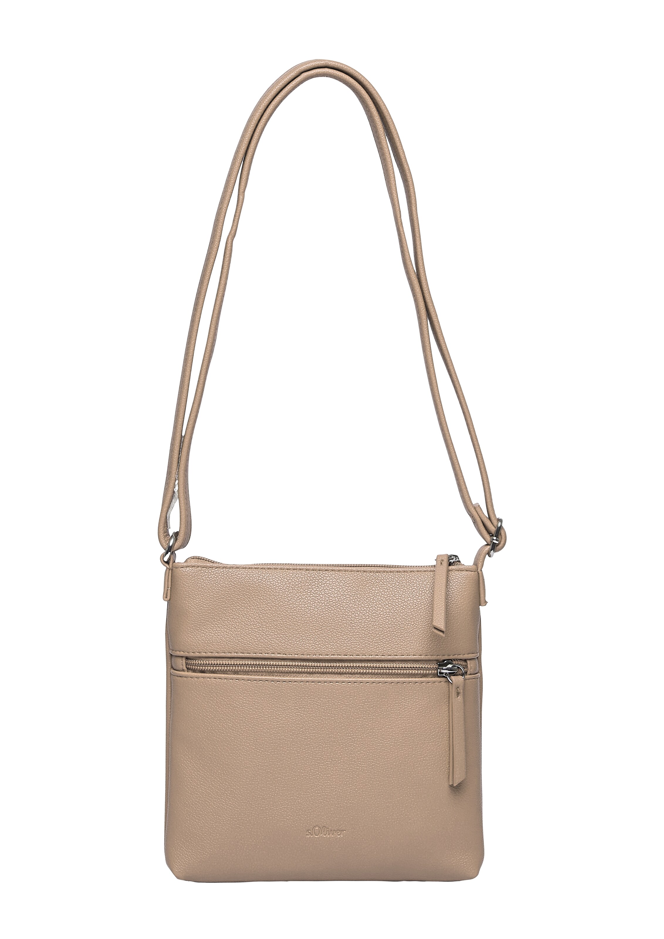 s.Oliver Crossbody Bag in Beige: front