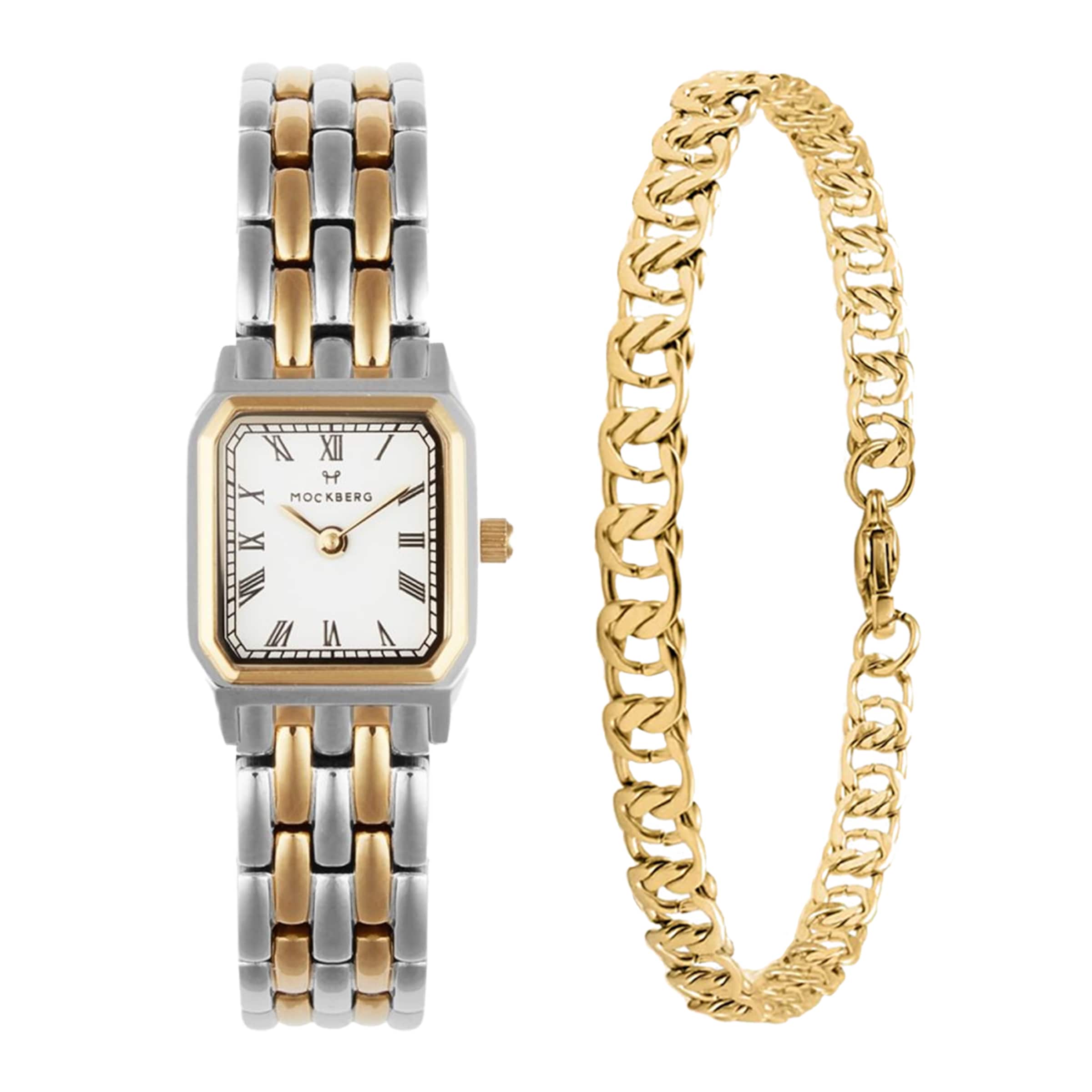 Mockberg Uhr in Gold: Vorderseite