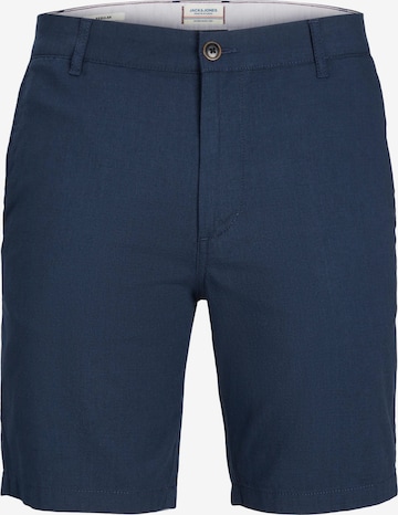 JACK & JONES Chino kalhoty 'Dave' – modrá: přední strana