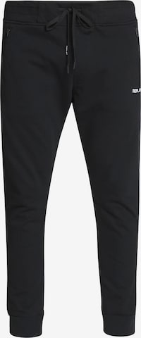 Effilé Pantalon REPLAY en noir : devant