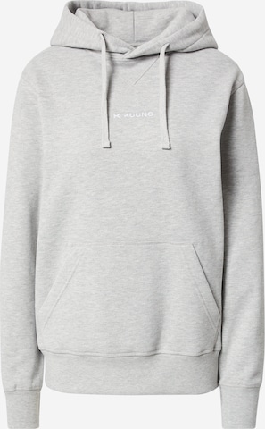 KUUNO Athletic Sweatshirt in Grey: front