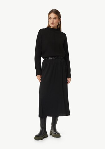 Jupe comma casual identity en noir : devant