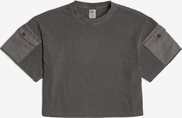 T-shirt G-STAR en gris : devant