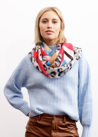 CODELLO Tube Scarf in Mixed colors: front