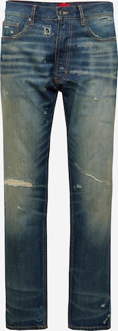 HUGO Regular Jeans in Blauw: voorkant