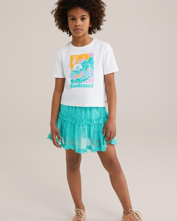 WE Fashion Skirt in Green: front
