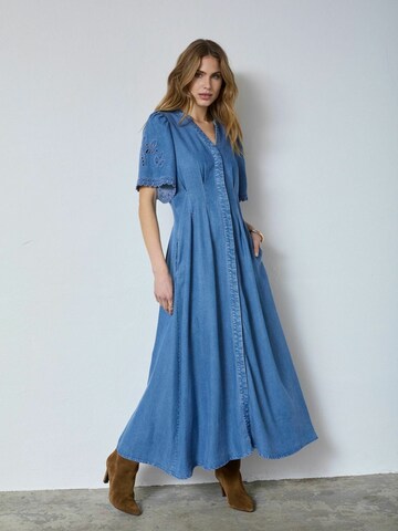 Robe ' TellyCC ' co'couture en bleu : devant