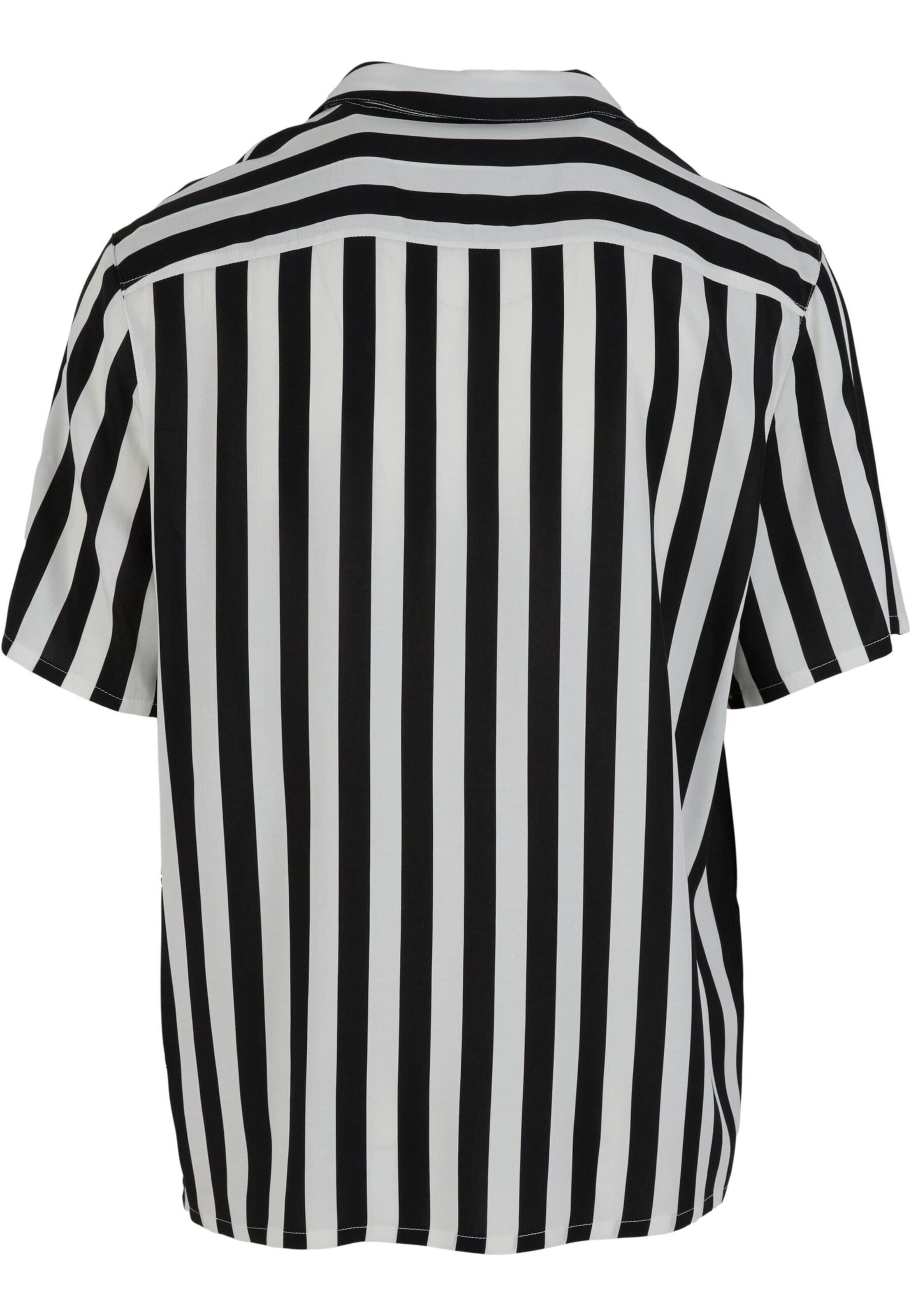 Regular fit Cămașă de la Urban Classics pe negru