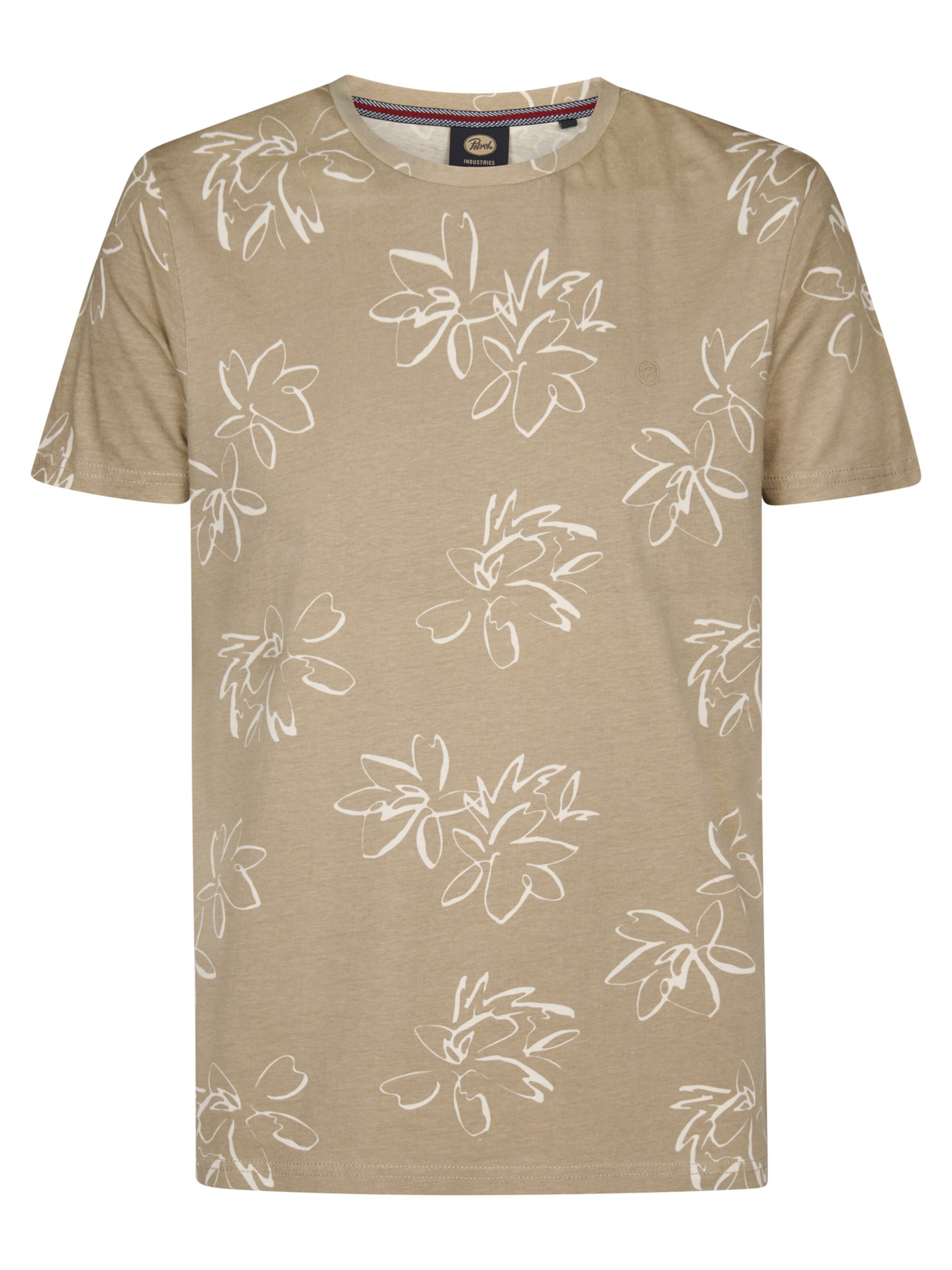 Petrol Industries Shirt 'Grafito' in Beige: voorkant