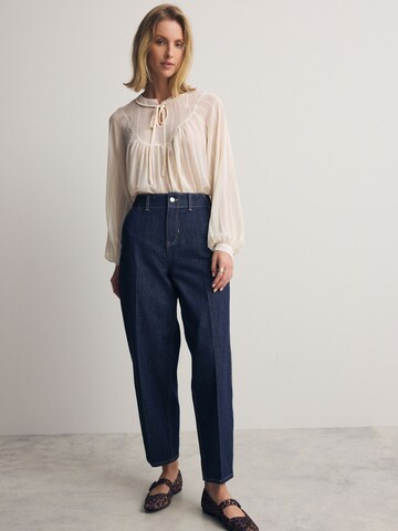 Wide Leg Jean Next en bleu