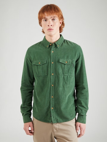 BLEND Regular Fit Skjorte i grøn: forside
