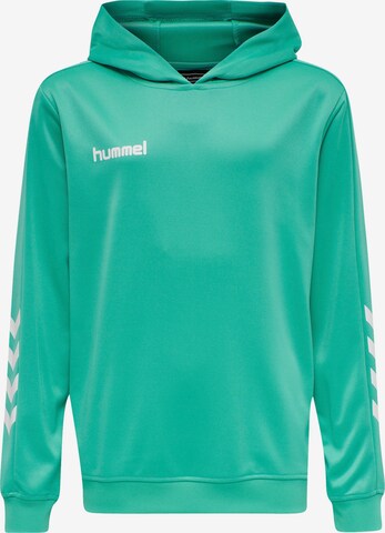 Sweat de sport Hummel en vert : devant