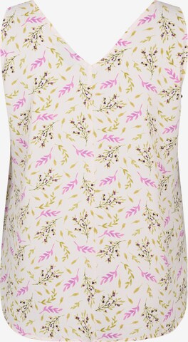 Zizzi Bluse 'CAANNI' in Beige