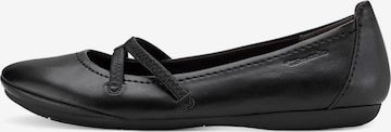 TAMARIS Ballet Flats with Strap in Black