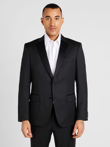 BOSS Black Slim fit Business blazer 'H-Huge-Tux-N-B1' in Black: front