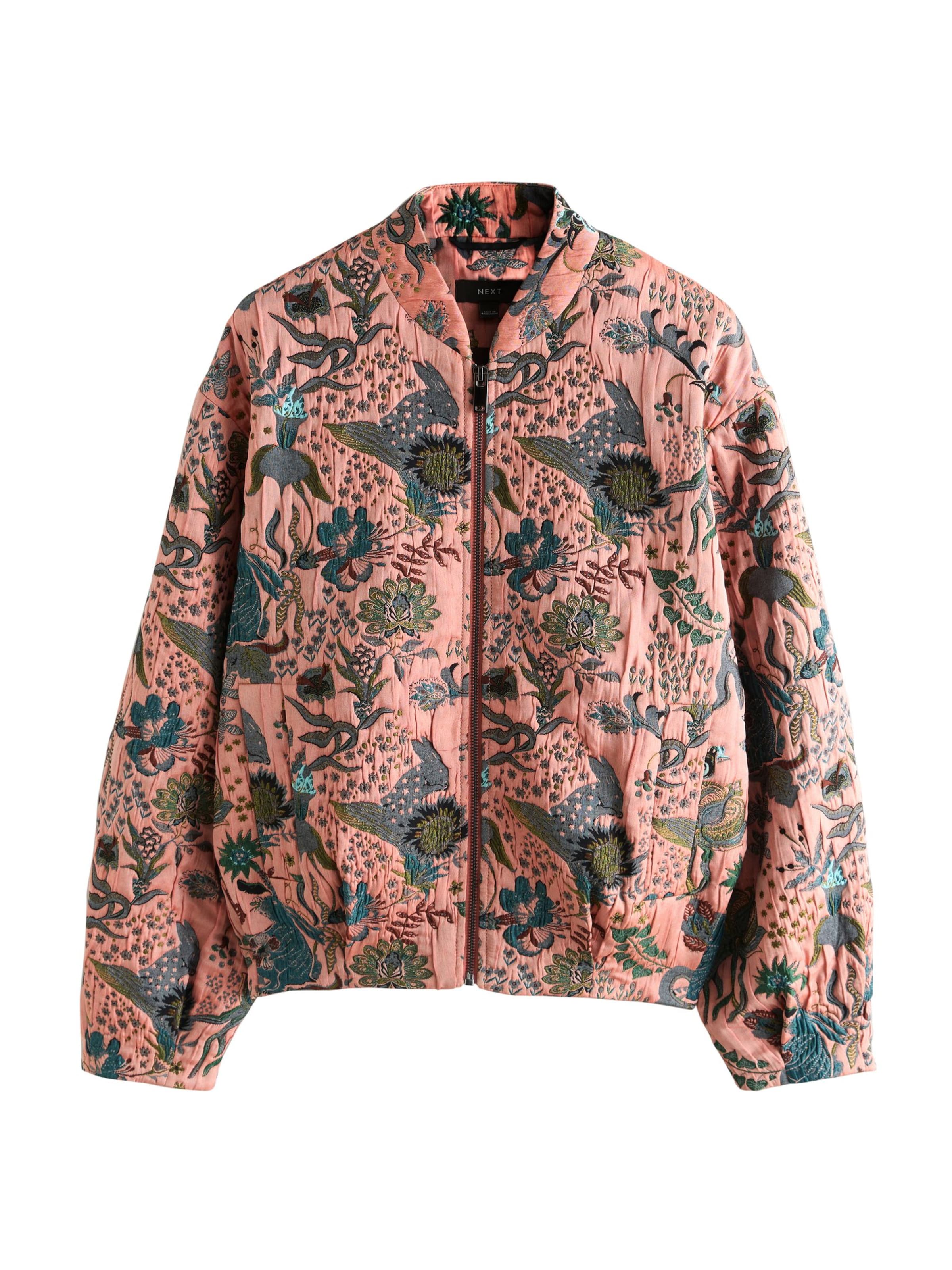 Next Veste mi-saison en graphite / olive / pétrole / poudre, Vue avec produit