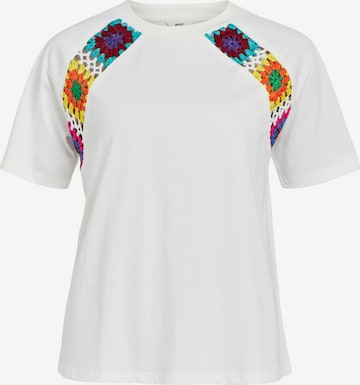 OBJECT - Camiseta 'BEA' en blanco: frente