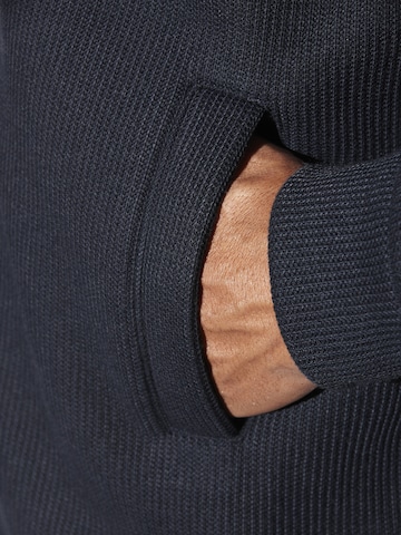 Jan Vanderstorm Zip-Up Hoodie in Blue