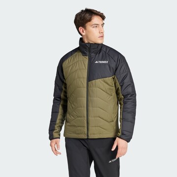 Veste outdoor ADIDAS TERREX en vert : devant