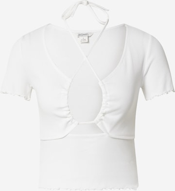 Monki Shirt in Weiß: predná strana