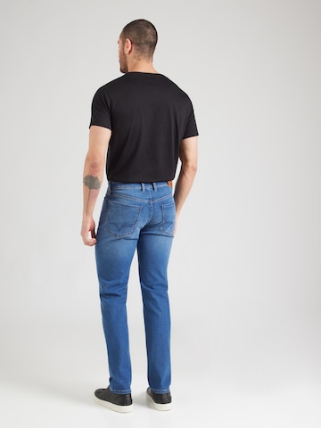 Pepe Jeans Úzky strih Džínsy 'Hatch' - Modrá: zadná strana