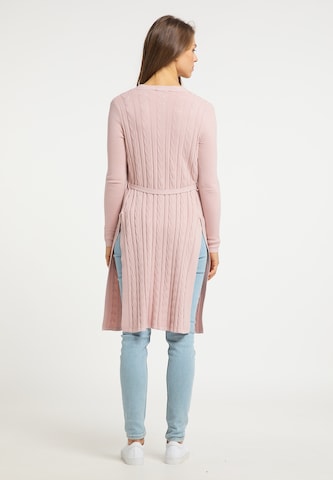 Usha Knit Cardigan in Pink