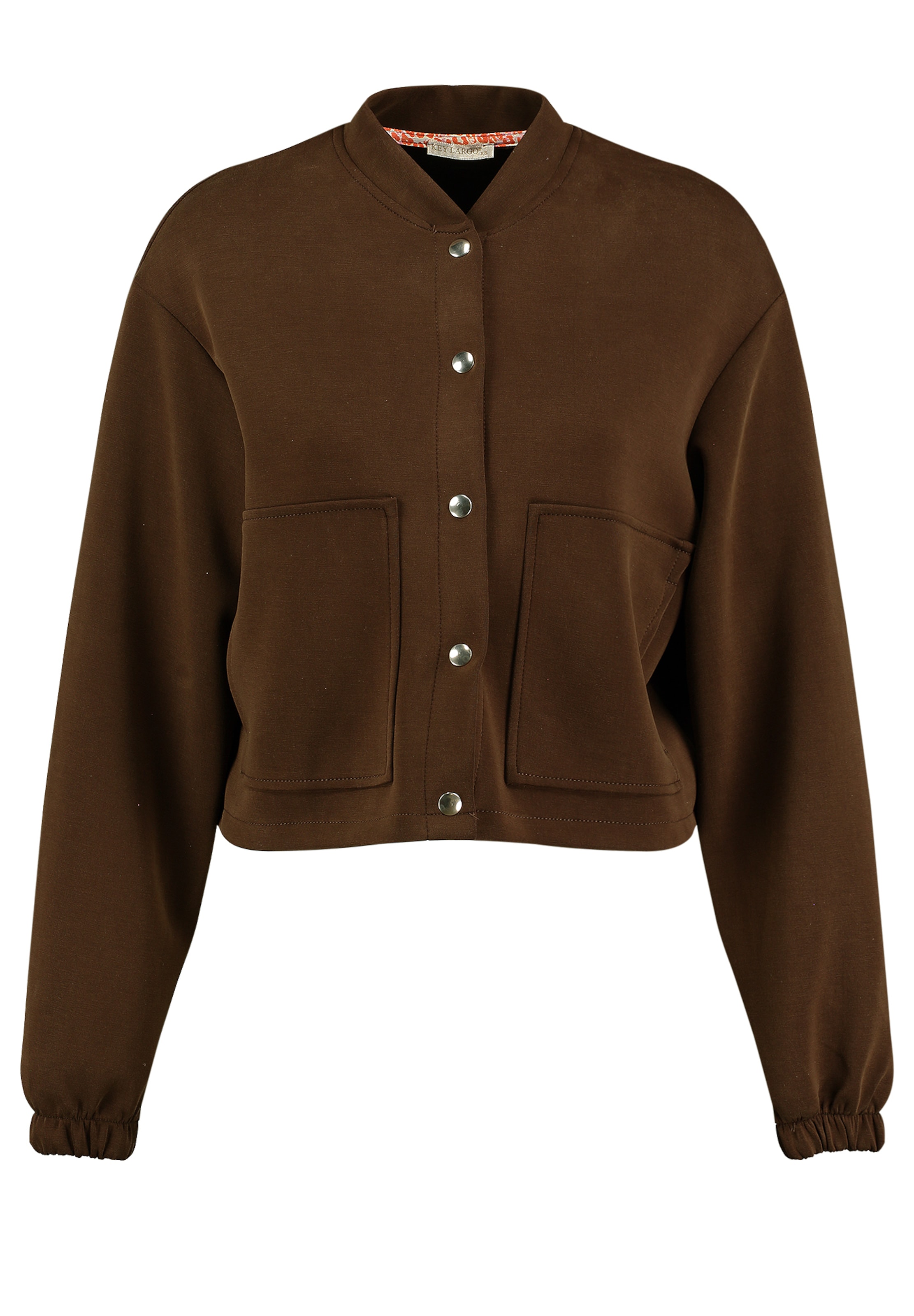 Giacca di felpa 'Kaleela' di Key Largo in marrone: frontale