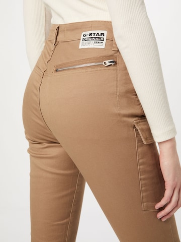 Coupe slim Jeans cargo G-Star RAW en beige