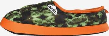 Nuvola. Slippers 'Nebbia' in Green: front
