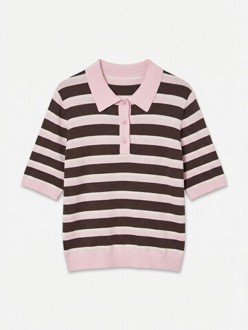 VERO MODA Trui 'WOLINE' in Bruin: voorkant